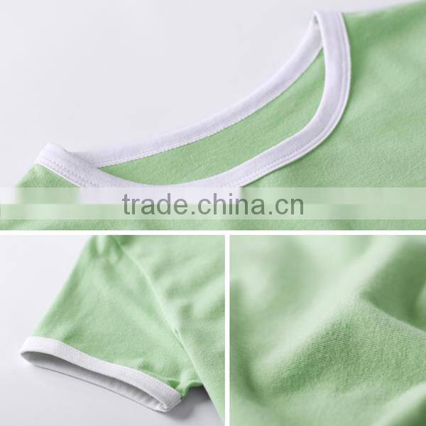 2017 new design sexy hot girl's cotton t shirt