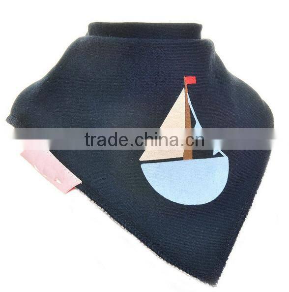 Alibaba china printing cotton custom absorbent dribbler bandana baby bibs wholesale