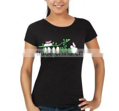 LADIES STRIPED LONG SLEEVE T SHIRT