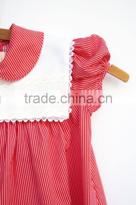 2016 factory directly supply cotton children latest dress style wholesales summer fashion cute Girl Dress 2-6 Years