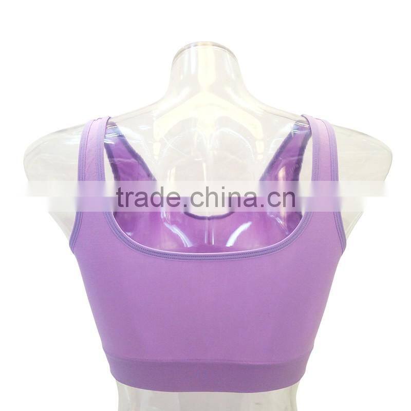 Hot sale women's bra underwear comfortable sexy black sports bra seamless