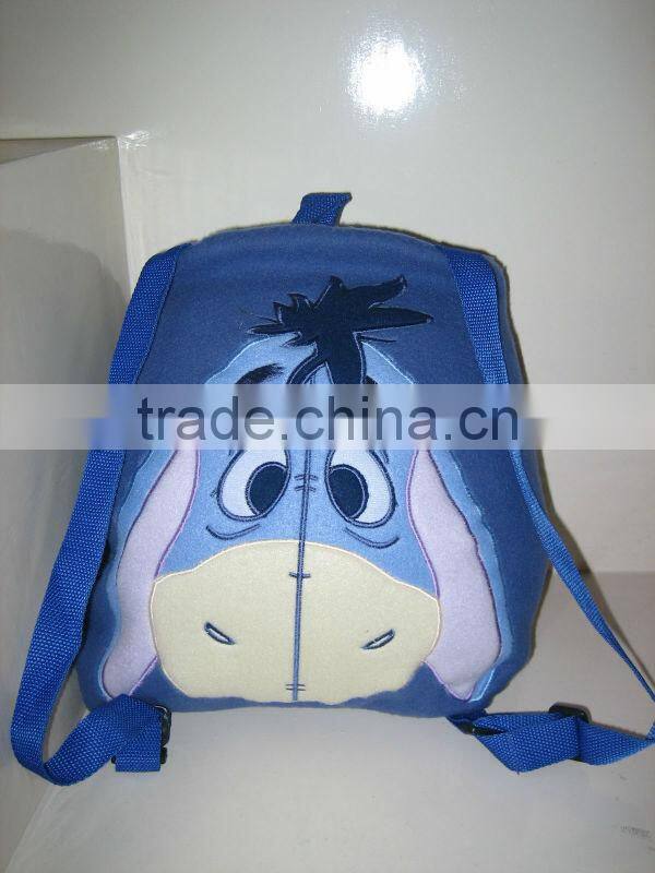 stuffed toy with candy bag