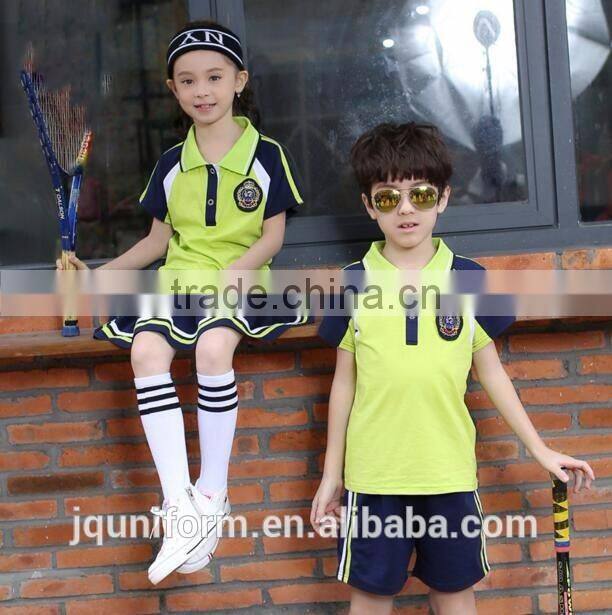 2016 latest dress designs unisex school uniforms children wholesale, school uniforms colours