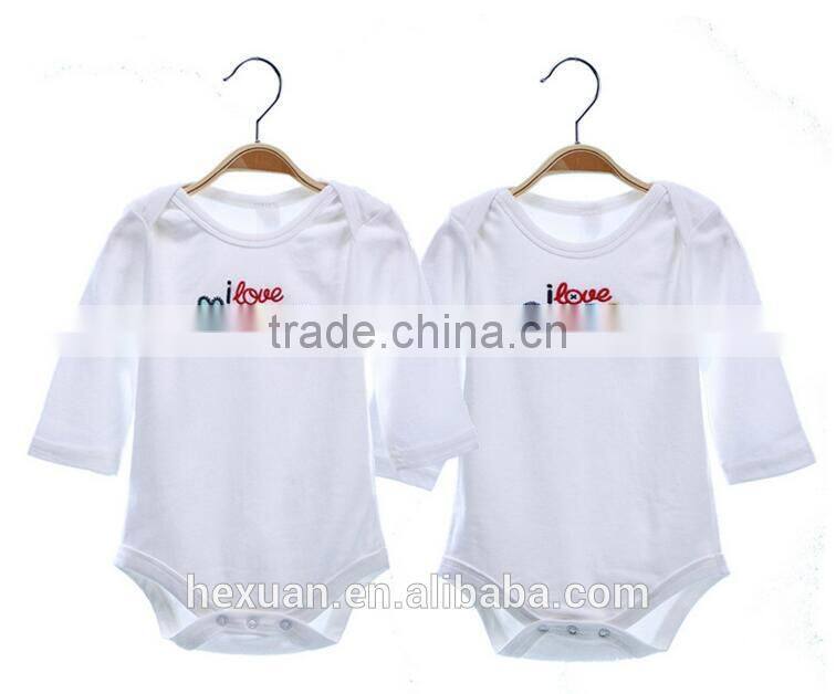 100% organic cotton romper gift Baby clothes romper bodysuit 2pcs/set