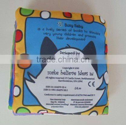 Baby education cloth book for Kids and Babys