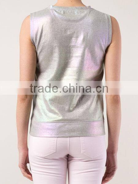 New Arrival Lady Sleeveless Short Style Tank Top