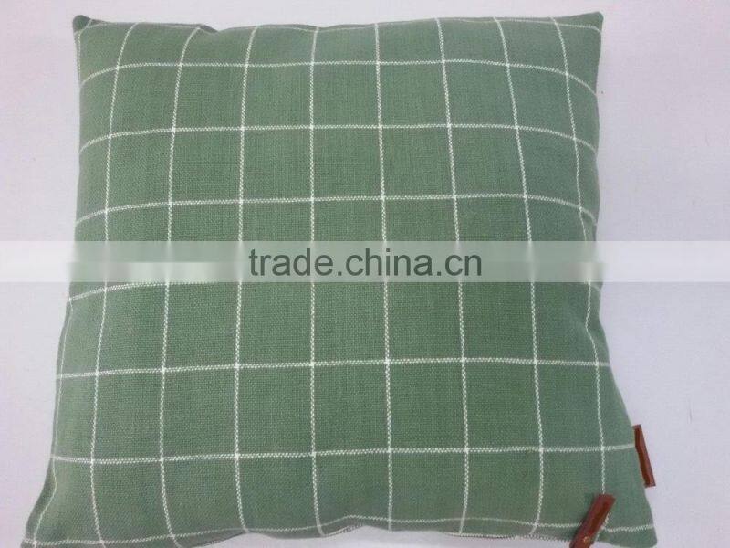 Linen look cotton cushion cover