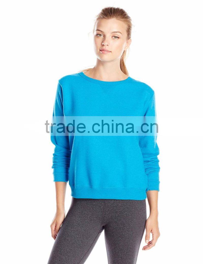 Custom Sports Plain Sweatshirts Cheap Fleece Sweater Girls Stylish Knitted Pullover Sweater