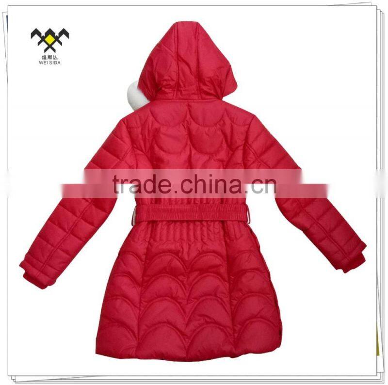 european girl custom winter long jacket