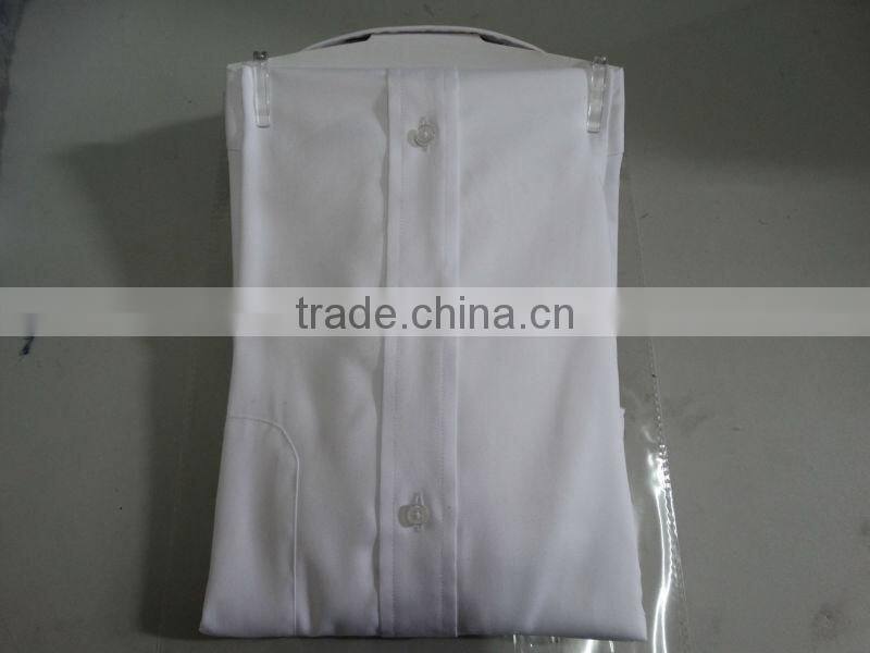 100% cotton white men dress shirts with a pocket