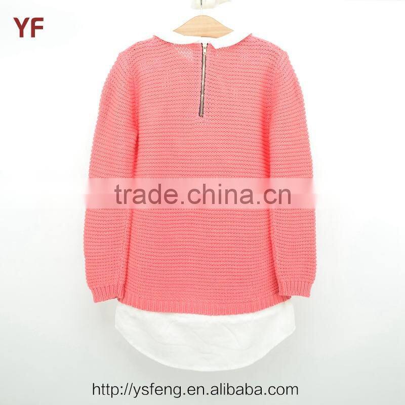 Fabric Knit Girl Designs Kids Knitting Sweater Patterns