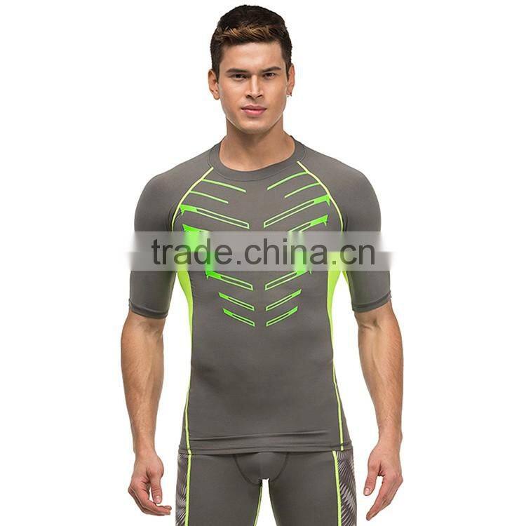 Guangzhou Shandao good polyester fabric cheap price men's wear half sleeve sportswear sewing machine