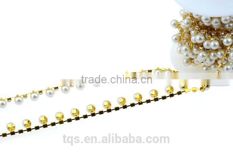 Cup Chain Rhinestone Trimmings for Dresses