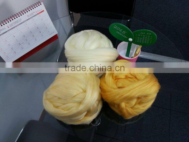 virgin grade high bulk polyester tops