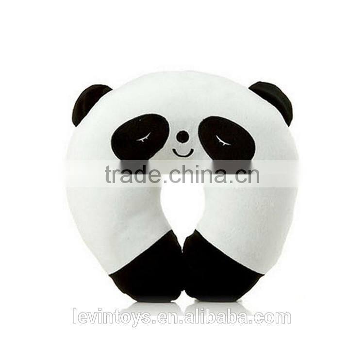 Neck Use Custom Emoticon Panda Plush Emoji Pillow For Adult People