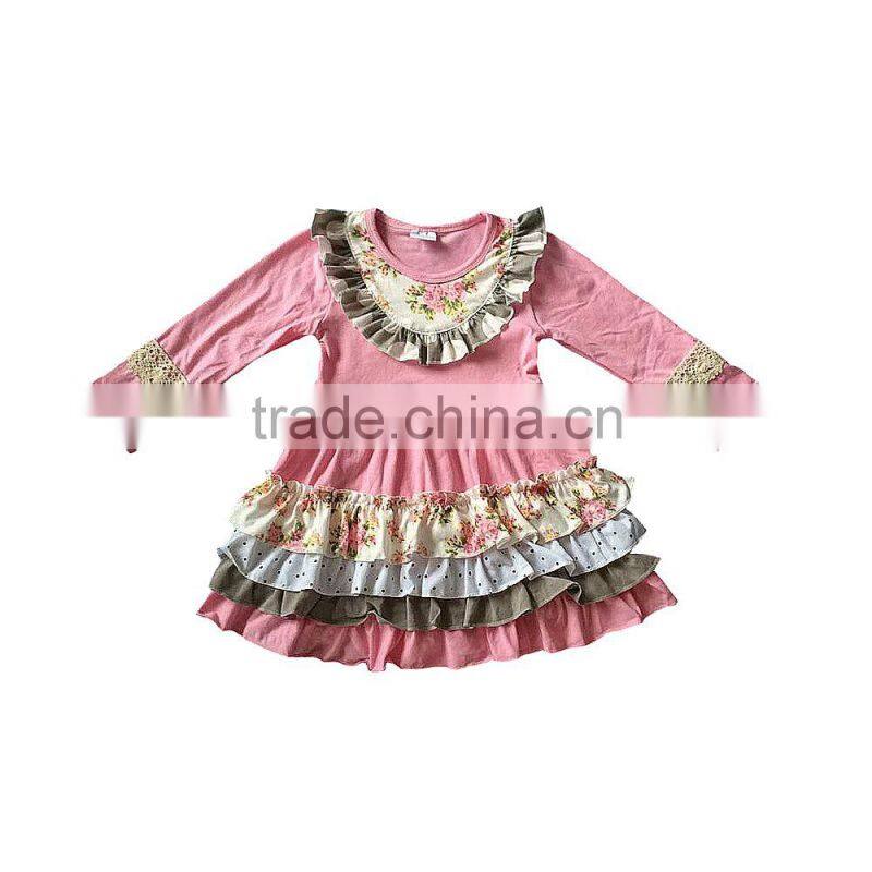New design wholesale baby girl boutique matching clothing sets smocked baby girl dress
