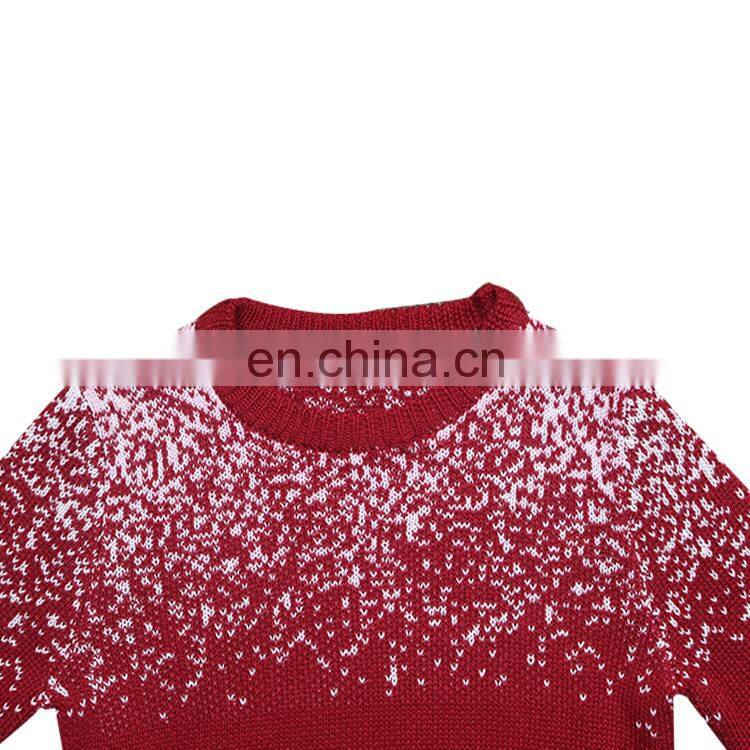 2017 wholesale nice custom winter child design knitted mongolian cashmere kid sweater for boys