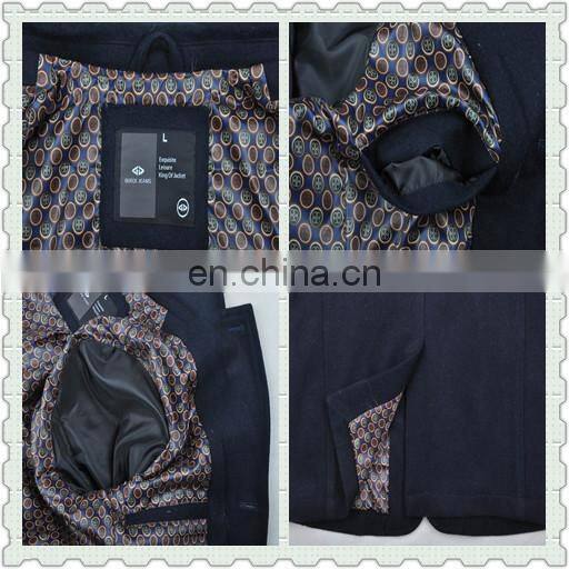 2015 last fashion mens top grade suit style cashmere coat