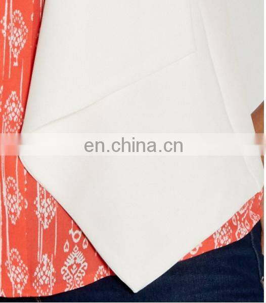 Wholesale drape fashion women vest blazer for summer