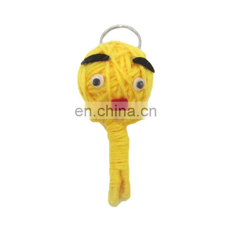 2017 Creative Emoji Voodoo Dolls Key Ring For Halloween