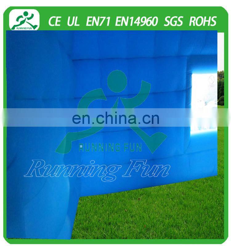 2015 Best Sale Wonderful Cube Inflatable Tent, Inflatable Tent 15x7x3.5m