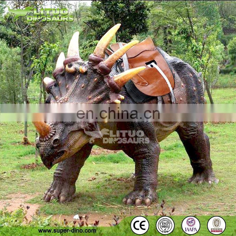 Amusement Animatronic Animal Dinosaur Rides for Kiddie