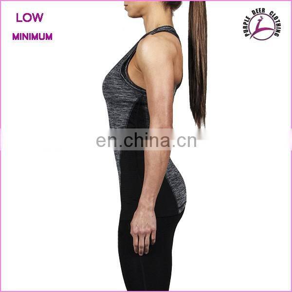 Made in china Ladies custom t-shirt good quality tank top gym