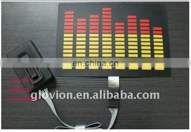 HOT led flashing t-shirt china led t-shirt el ladies t-shirt