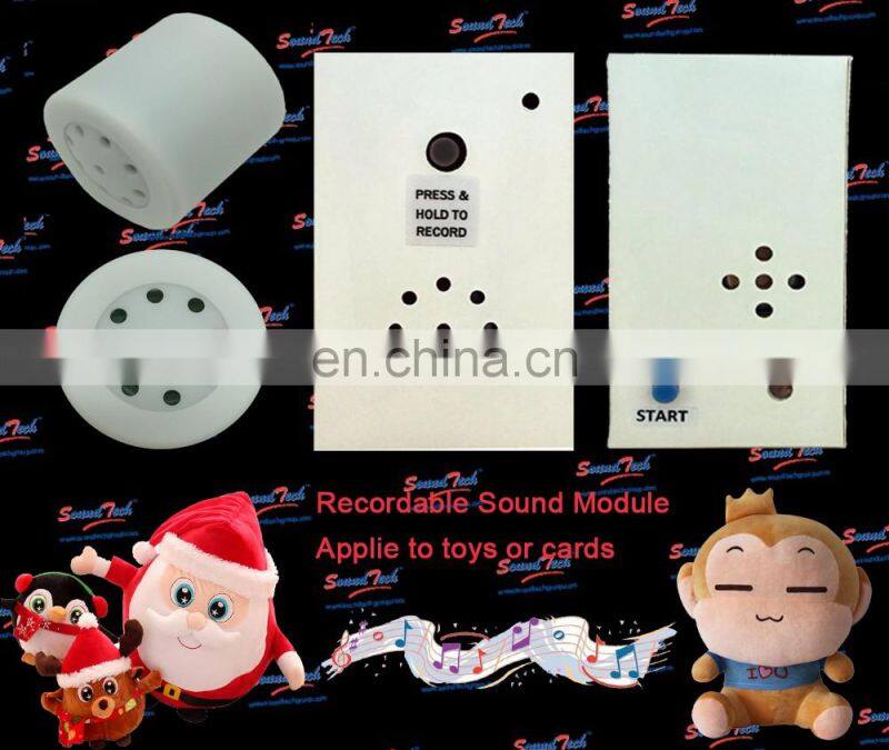 Mini voice recorder sound module for plush toy
