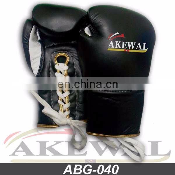 Cool Leopard Design Cowhide Leather Boxing Glove