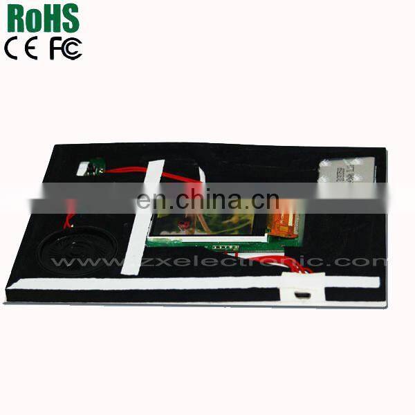 2.4''4.3''5''7'' inch tft lcd module for video book video brochure