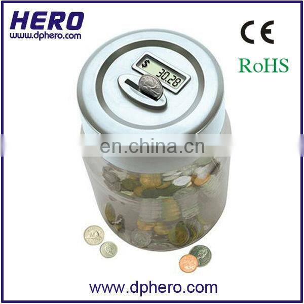 Digital Coin Counting Money Jar