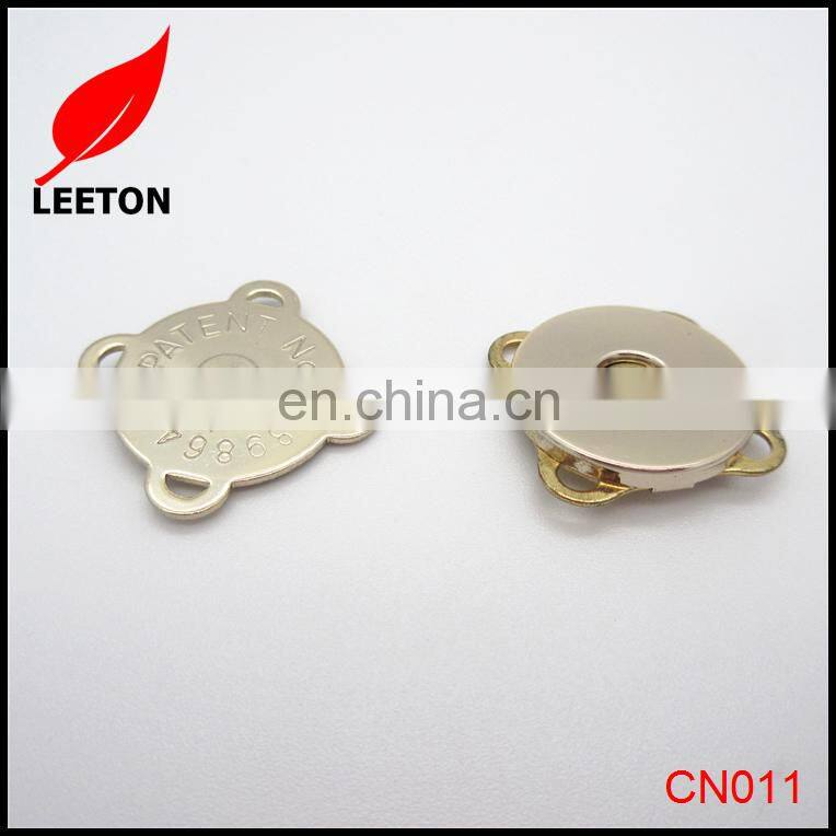 Factory supply Gold rectangle sewing magnetic snap button