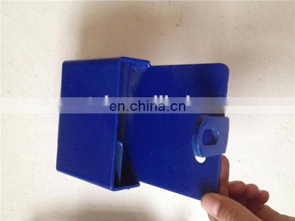 Steel blue finished fence fitting two way lockable gate latch