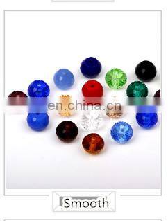 Pujiang wholesale high grade artificial crystal transparent bicone beads with high quality orange 3*6 mm beads for jewelry