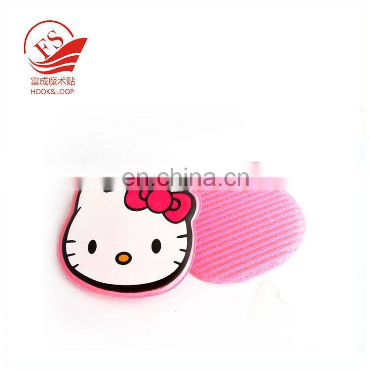 Printing magic tape and pvc or foam hair bow beautify hair barrette stickers