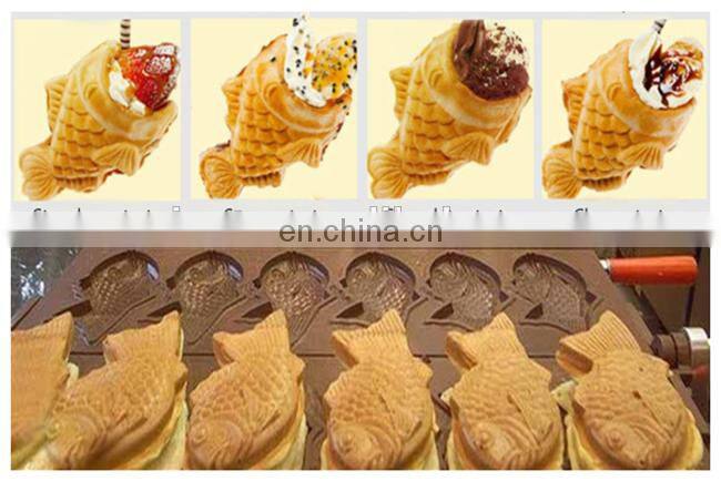 Stainless Steel Gas Goldfish Machine/ Fish Shape Ice Cream Taiyaki Machine CHZ-715