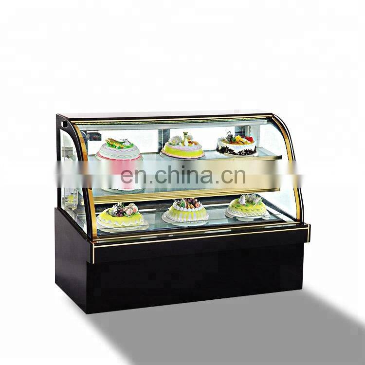 Countertop Cake Showcase 660Mm Cake Display Fridge CE Counter Top Cake Cooler Showcase