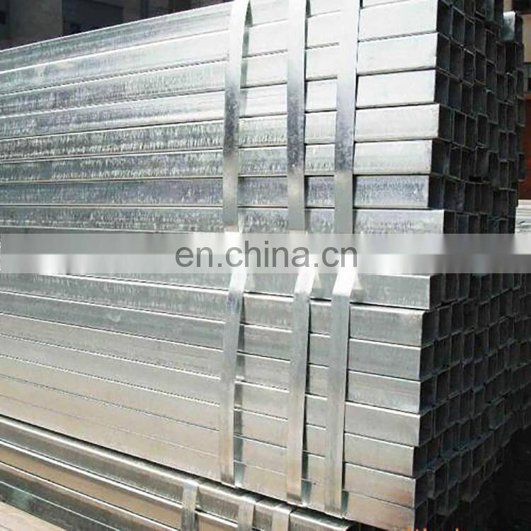 Factory wholesale galvanized competitive price standard square tube/pipe