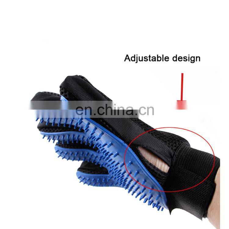 New Type Sale Five Finger Cleaning Brush Pet Grooming Glove