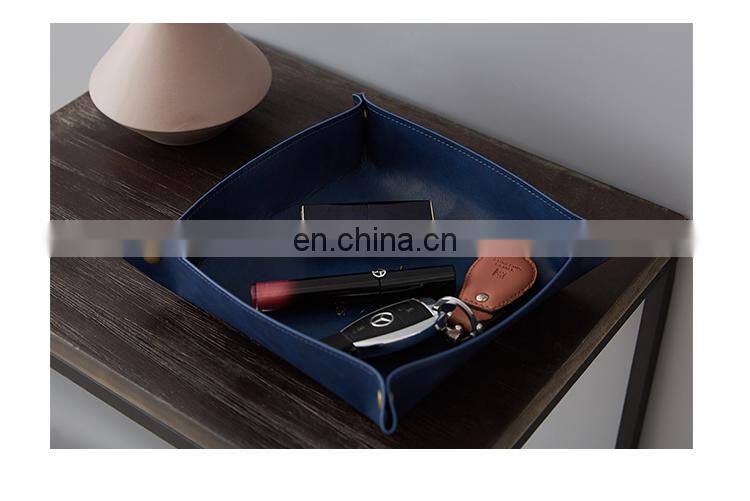 RAWHOUSE original design faux fur PU leather storage box