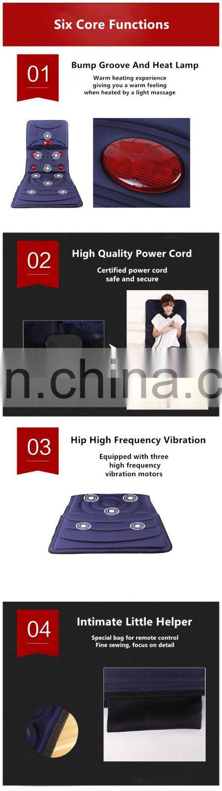 electric heating car seat cushion massage shiatsu massage cushion for chair car and home