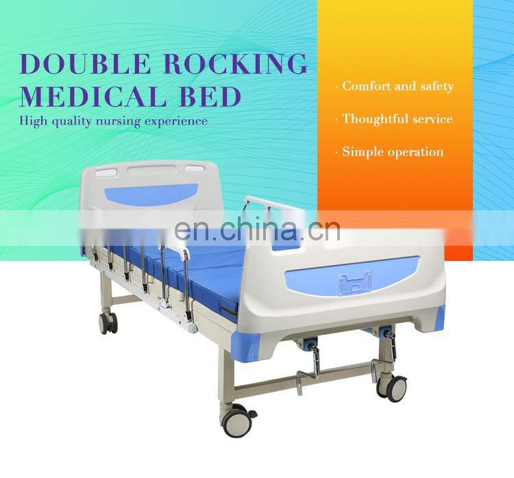 Stable Double Cranks Medical Equipment Hospital Beds For Sale