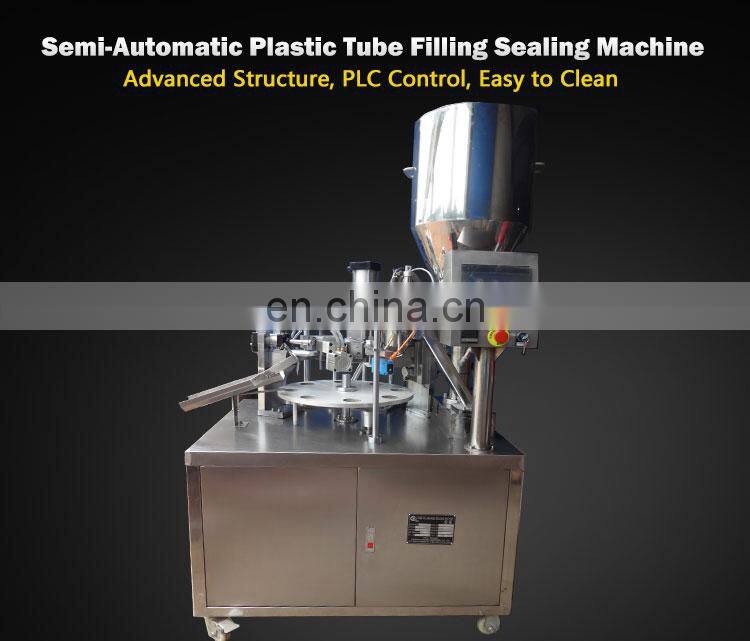 Economical Semi Plastic Grease Tube Filling Machine