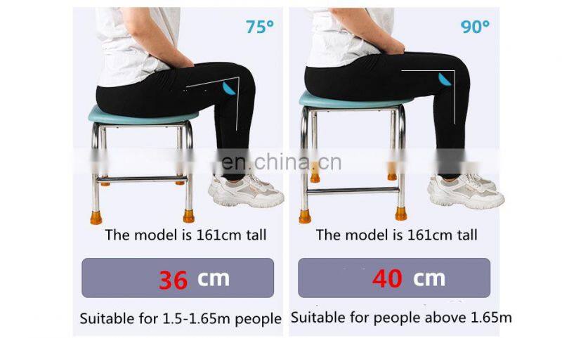 Simple and lightweight stainless steel toilet chair ultra high load-bearing disabled toilet Commode Chair