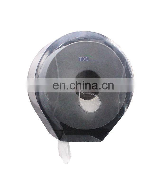 Transparent black Jumbo roll toilet dispenser wall mounted