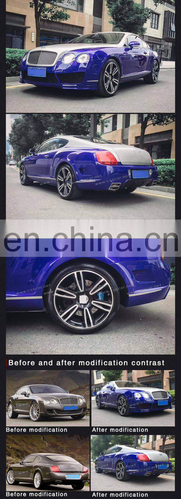 MY Style Fiberglass Material Front Bumper Rear Bumper Suitable For Bentley Continental GT 2004-2012 Body Kits