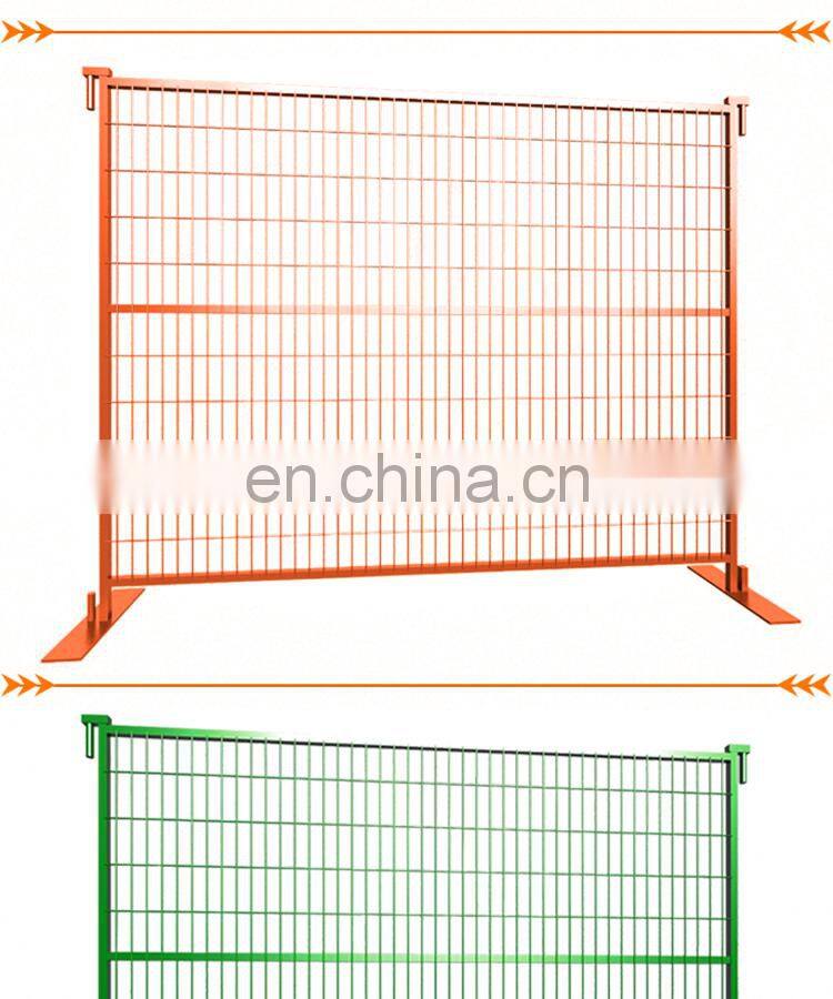 Hot sale Canada security fencing panels temporary fence set