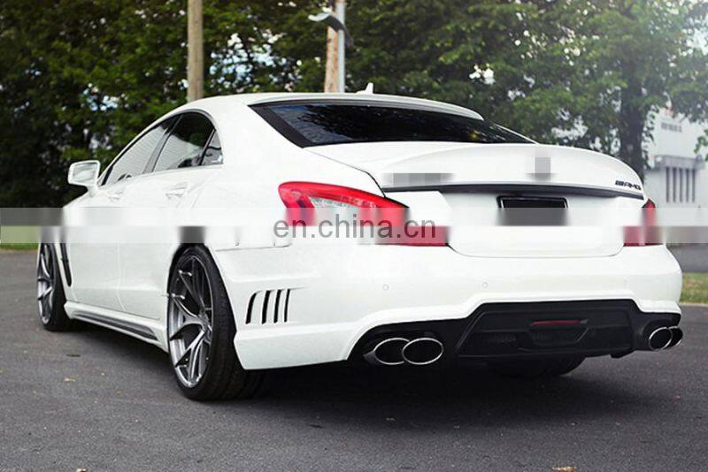 W Style W218 Fiberglass Rear Racing Bumper for Mercedes Ben z W218 11-13