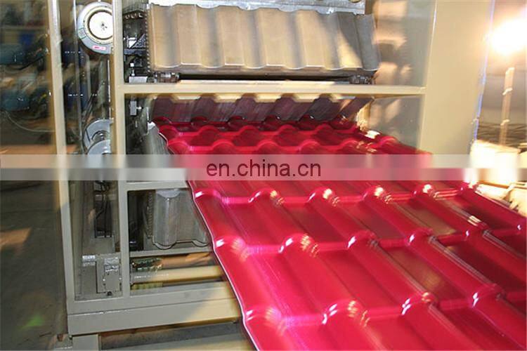 PVC+ASA/PMMA glazed roof tile production machine